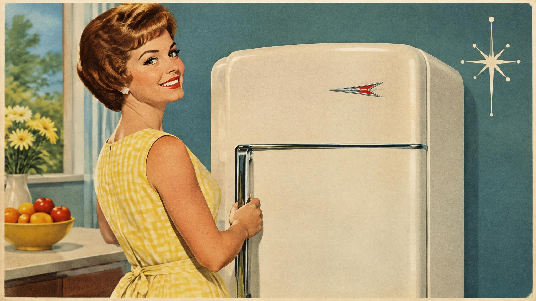 vintage 1960s ad poster