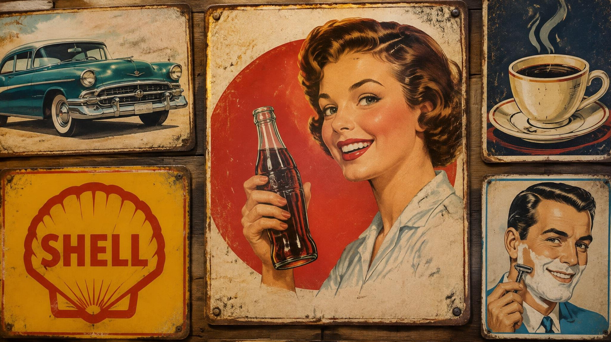 vintage advertisement poster