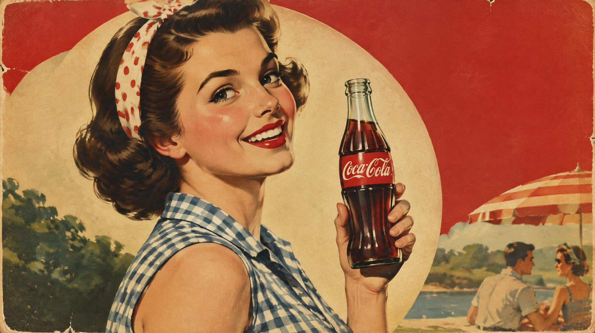 vintage ad poster